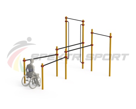 Купить Спортивный комплекс для инвалидов-колясочников WRK-D19_76mm в Высоковске 